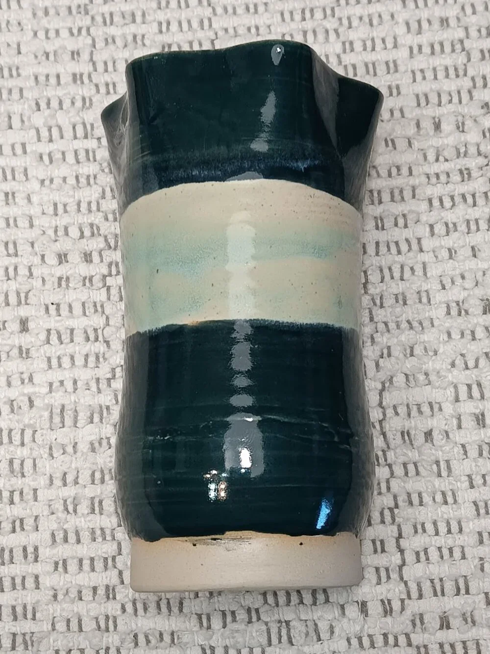 Handmade Artisan Pottery Fluted Edge 6